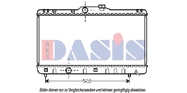 AKS DASIS Jäähdytin,moottorin jäähdytys 211640N